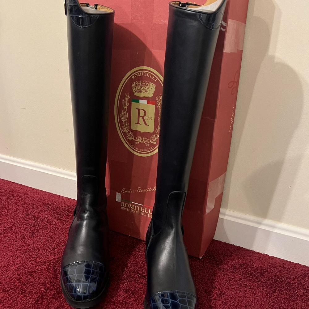 Entice Romutelli Italy Dressage Riding Boots